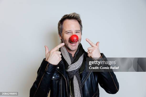 In this image released on March 15 Chesney Hawkes during the W1A Lenny Replacement Sketch to be shown during the Red Nose Day 2024 live TV show...