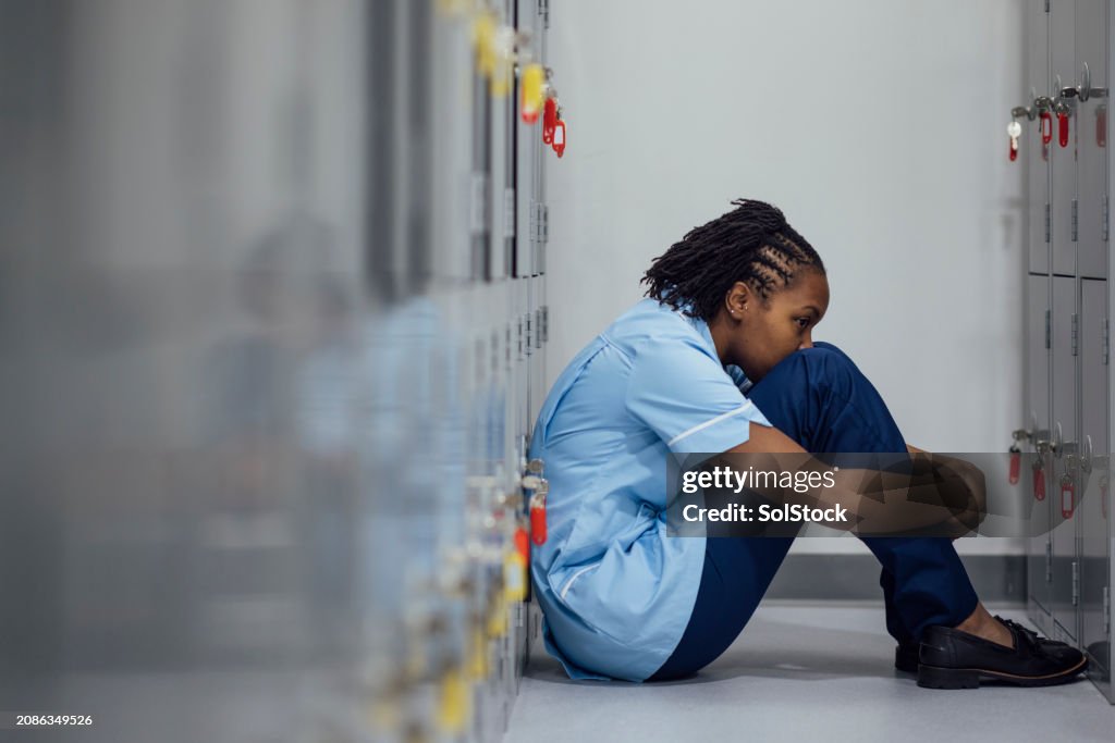 Nurse Taking a Break