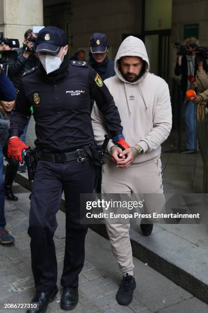 Arseny G. Leaving the courthouse to testify about the robbery of Maria del Monte. On March 15 in Seville . The Court of Instruction number 16 of...