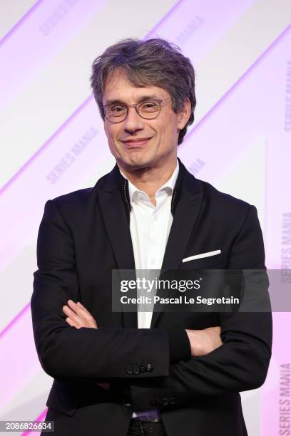 Bruno Patino attends the Opening Ceremony during the Series Mania Festival on March 15, 2024 in Lille, France.