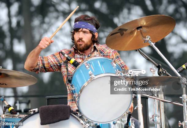 Scott Avett of The Avett Brothers performs during the Outside Lands Music & Arts festival at the Polo Fields in Golden Gate Park on August 30, 2009...