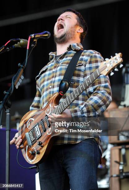 Isaac Brock of Modest Mouse performs during the Outside Lands Music & Arts festival at the Polo Fields in Golden Gate Park on August 30, 2009 in San...
