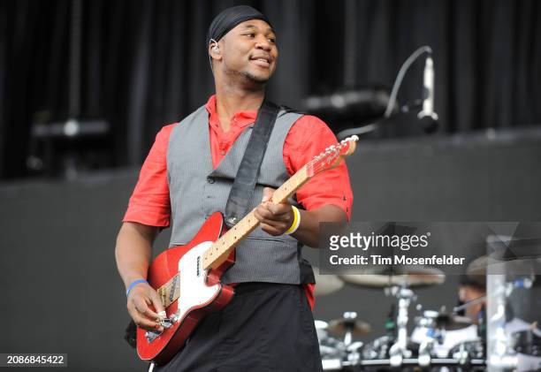 Robert Randolph of Robert Randolph and the Family Band performs during the Outside Lands Music & Arts festival at the Polo Fields in Golden Gate Park...
