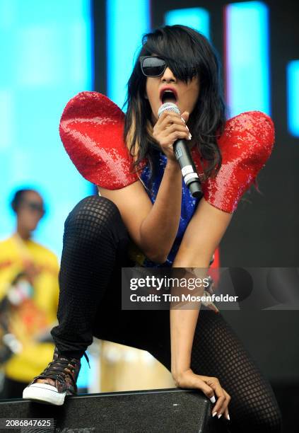 Performs during the Outside Lands Music & Arts festival at the Polo Fields in Golden Gate Park on August 30, 2009 in San Francisco, California.