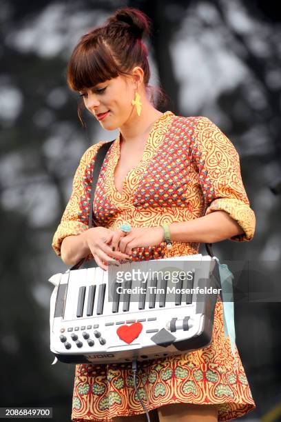 Lenka performs during the Outside Lands Music & Arts festival at the Polo Fields in Golden Gate Park on August 30, 2009 in San Francisco, California.