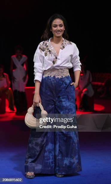 Mira Rajput attends the Lakme Fashion Week on March 15, 2024 in Mumbai, India.