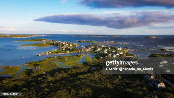 town of prospect - nova scotia - nova stock pictures, royalty-free photos & images