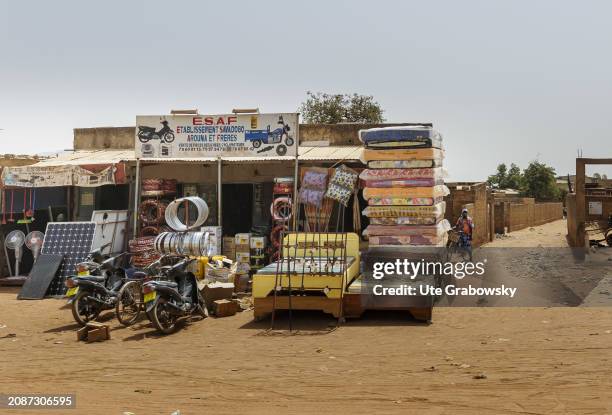 Street Scene on March 05, 2024 in Ouagadougou, Burkina Faso.