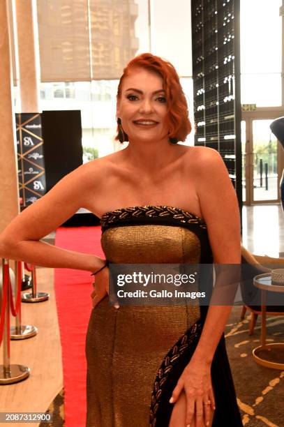 Marike Opperman at the SA Style Awards at Sandton Hotel on March 17, 2024 in Sandton, South Africa. The annual awards showcase style and business...