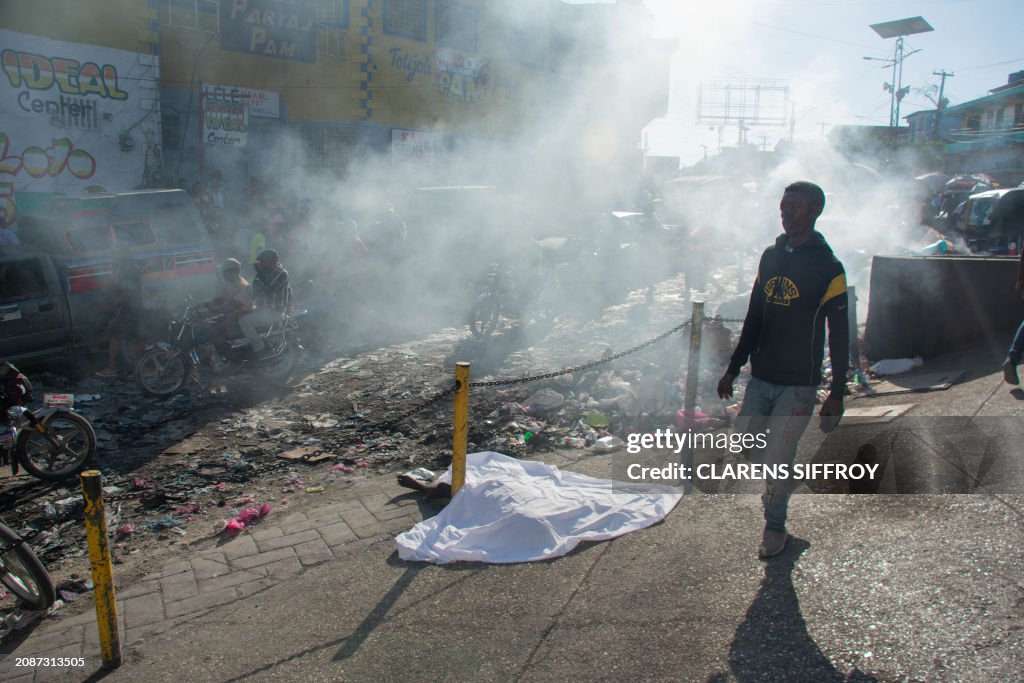 TOPSHOT-HAITI-POLITICS-UNREST-PROTEST