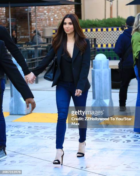 Roselyn Sanchez is seen on March 17, 2024 in Los Angeles, California.