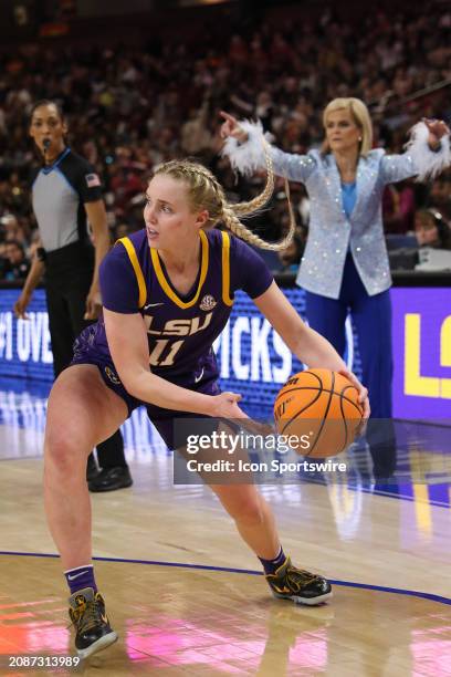 Tigers guard Hailey Van Lith during the SEC Women's Basketball Tournament Championship Game between the LSU Tigers and the South Carolina Gamecocks...