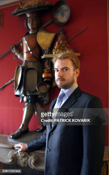 Andre Terrail, director of Paris' famed 16th century eatery, the Tour d'Argent poses on October 27, 2009 in the restaurant. La Tour d'Argent famed...