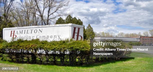 Hamilton printing facility on Hamiltom Way Friday May 1, 2015 in Castleton, NY.