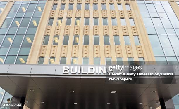 Unused since 2004, the newly renovated building 5, on the Harriman Campus is once again housing state offices Tuesday July 7, 2015 in Albany, NY.