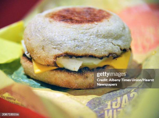 Free Egg McMuffin during All Day Breakfast with Eggstravaganza at Empire State Plaza Tuesday Oct. 06, 2015 in Albany, NY.