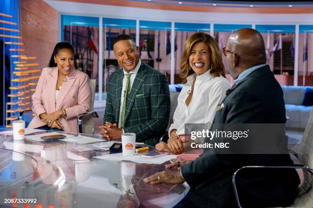 Sheinelle Jones, Craig Melvin, Hoda Kotb and Al Roker on Friday, March 15, 2024 --