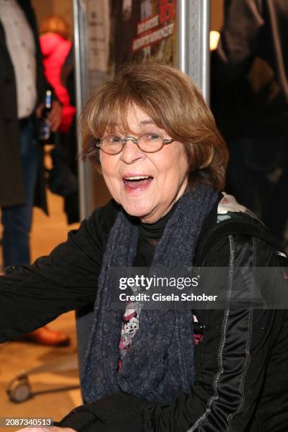 Cornelia "Conny" Froboess during the Peter Kraus "Rockin' 85!" birthday concert at Isarphilharmonie on March 18, 2024 in Munich, Germany.