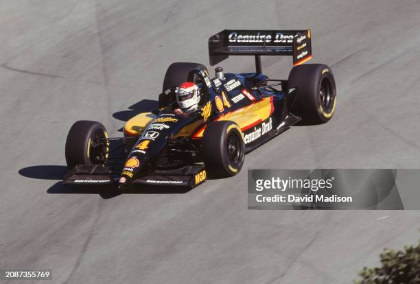 Bobby Rahal of the USA and Rahal-Hogan Racing drives the Corkscrew turn at the Laguna Seca Raceway during the 1994 CART PPG Indy Car World Series...