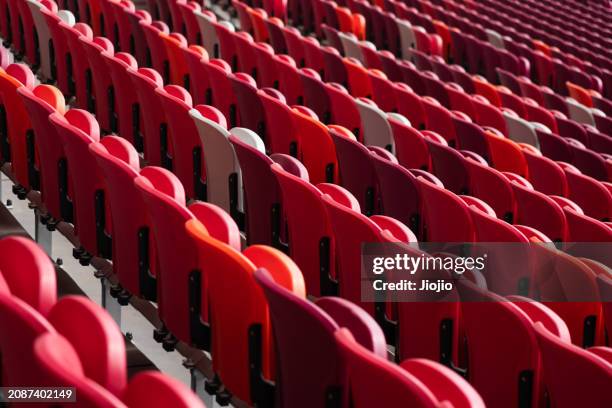 stadium seats - stadium stands stock pictures, royalty-free photos & images
