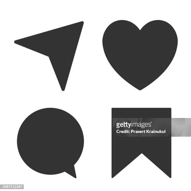 social media icons. - mail stock illustrations stock pictures, royalty-free photos & images