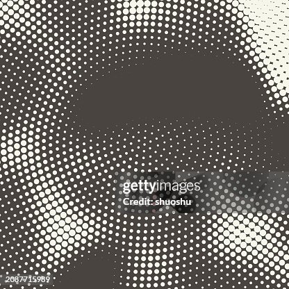 Abstract black and white half tone technology effect pattern background Abstract black and white half tone technology effect pattern background
