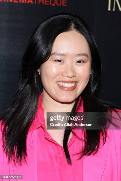 Michele Selene Ang attends the Beyond Fest premiere of Neon's "Immaculate" at The Egyptian Theatre Hollywood on March 15, 2024 in Los Angeles,...