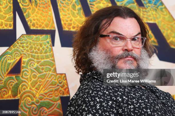 Jack Black attends the "Kung Fu Panda 4" Australian Premiere on March 16, 2024 in Sydney, Australia.