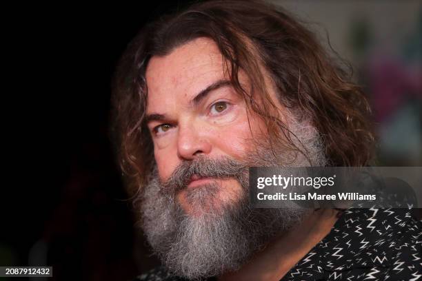 Jack Black attends the "Kung Fu Panda 4" Australian Premiere on March 16, 2024 in Sydney, Australia.