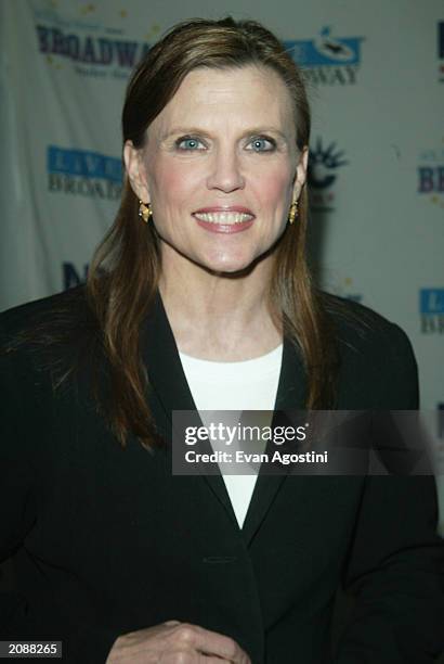 Actress Ann Reinking attends AOL Time Warner Presents 'Broadway Under The Stars,' a free concert in Bryant Park June 16, 2003 in New York City.