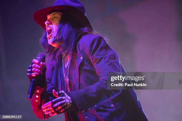 Al Jourgensen of Ministry at the Aragon Ballroom In Chicago, Ilinois, March 14, 2024.