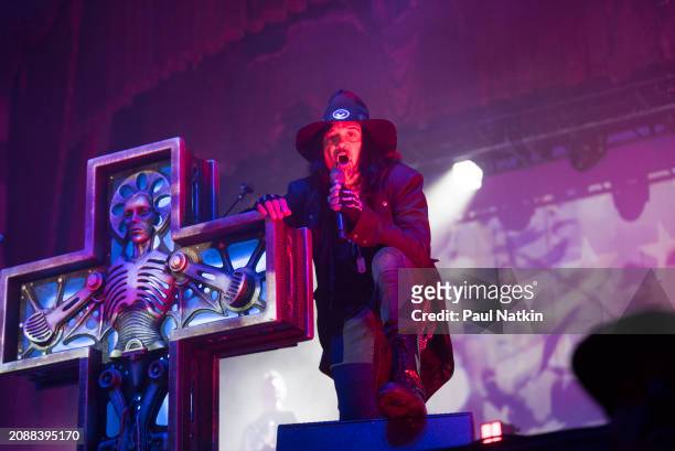 Al Jourgensen of Ministry at the Aragon Ballroom In Chicago, Ilinois, March 14, 2024.