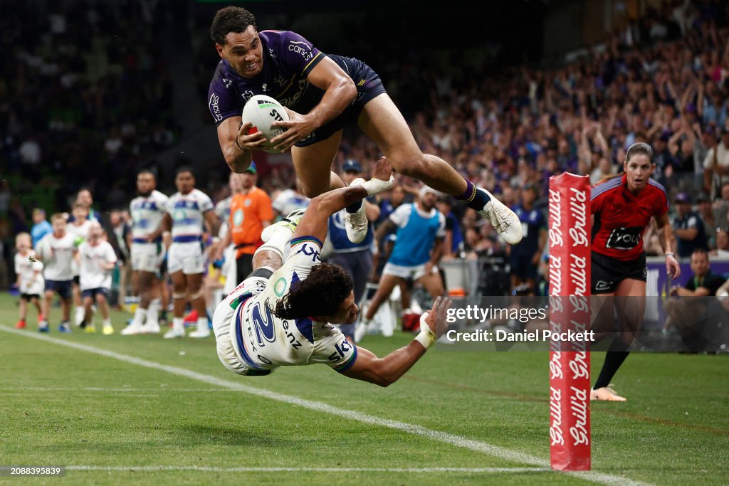 NRL Rd 2 - Storm v Warriors
