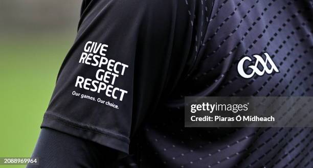 Mayo , Ireland - 17 March 2024; The jersey of referee Seán Lonergan before the Allianz Football League Division 1 match between Mayo and Derry at...