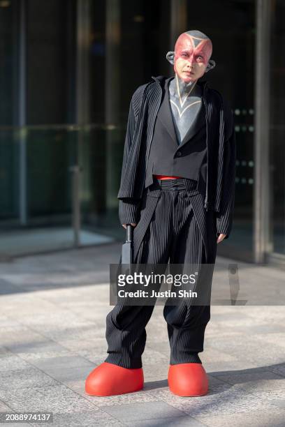 Daikokudo Nero was seen during the Rakuten Fashion Week TOKYO 2024 A/W on March 16, 2024 in Tokyo, Japan.