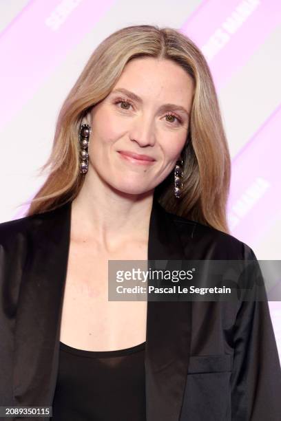 Evelyne Brochu attends Day Two of the Series Mania Festival on March 16, 2024 in Lille, France.