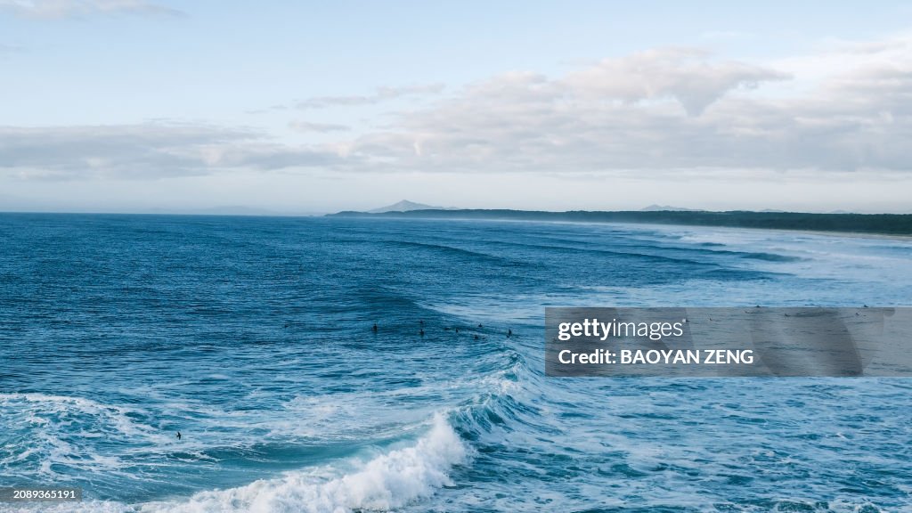 Blue ocean background/texture