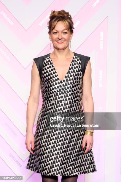 Anne Girouard attends Day Two of the Series Mania Festival on March 16, 2024 in Lille, France.