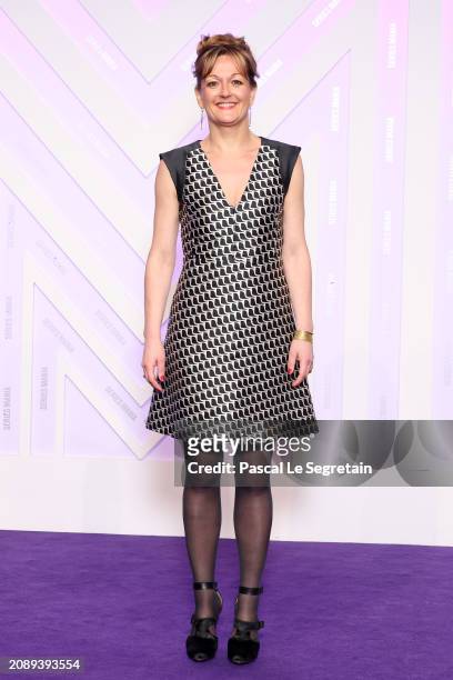 Anne Girouard attends Day Two of the Series Mania Festival on March 16, 2024 in Lille, France.