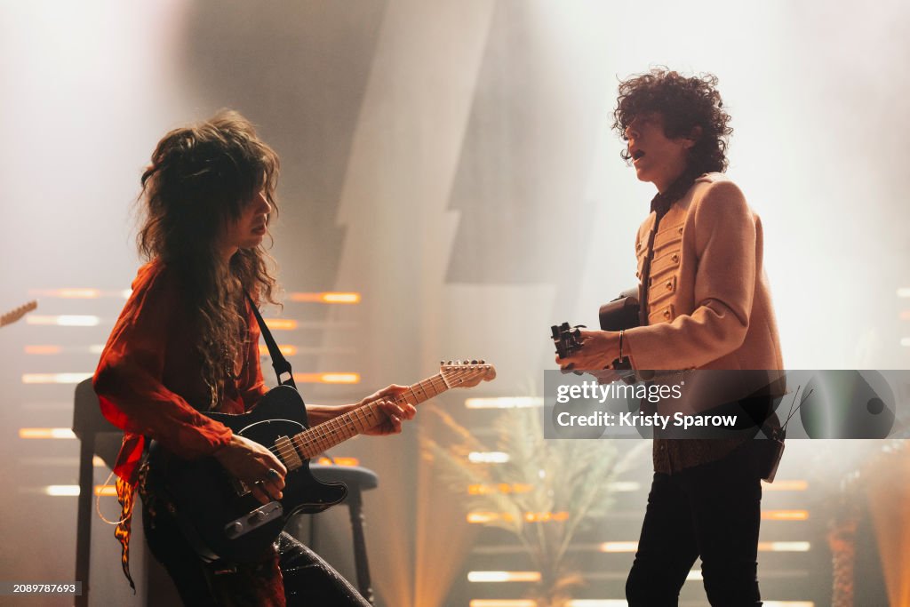American singer LP aka Laura Pergolizzi performs onstage as a part of ...
