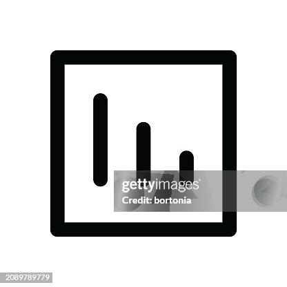 Chart Thin Line Icon - Editable Stroke Chart Thin Line Icon - Editable Stroke