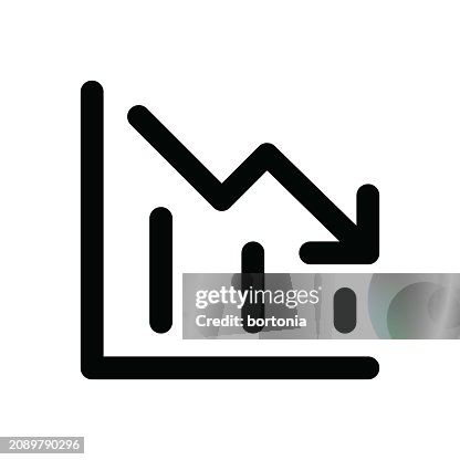Chart Thin Line Icon - Editable Stroke Chart Thin Line Icon - Editable Stroke