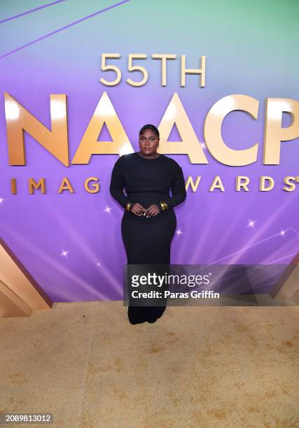 Danielle Brooks attends the 55th NAACP Image Awards at Shrine Auditorium and Expo Hall on March 16, 2024 in Los Angeles, California.