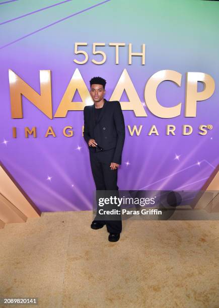 Jabari Banks attends the 55th NAACP Image Awards at Shrine Auditorium and Expo Hall on March 16, 2024 in Los Angeles, California.