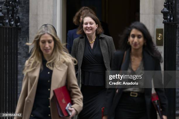 Secretary of State for Energy Security and Net Zero Claire Coutinho , Attorney General Victoria Prentis and Chief Secretary to the Treasury Laura...