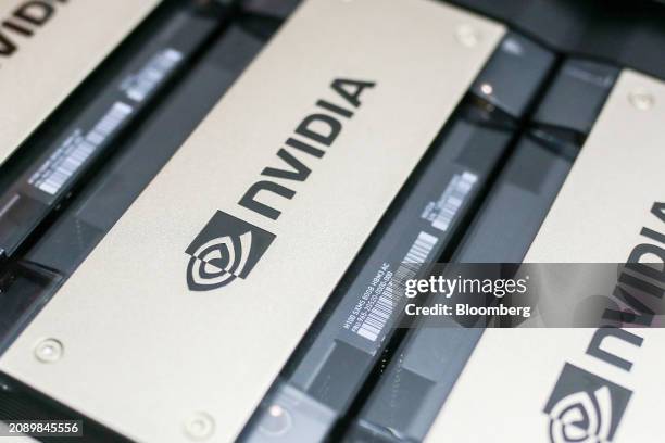 Nvidia H100 chips inside a server room at the Yotta Data Services Pvt. Data center, in Navi Mumbai, India, on Thursday, Mar. 14, 2024. Yotta Data...