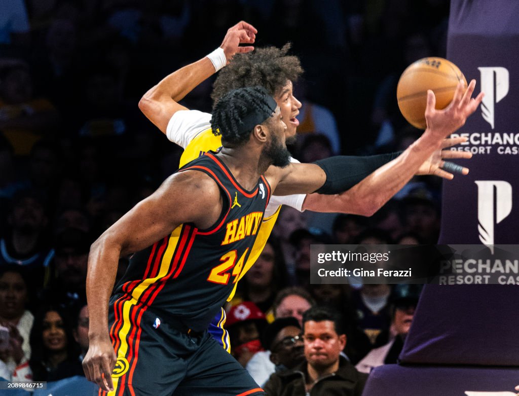 Lakers vs Hawks in Los Angeles, CA