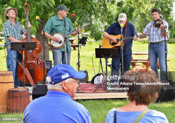 Banjo Bob and the Crabgrass Boys perform during CanalFest at Mabee Farm Saturday July 15, 2017 in Rotterdam Junction, NY.