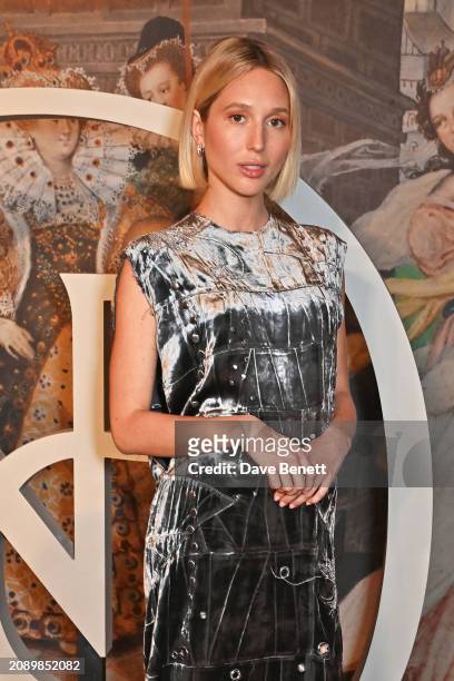 Princess Maria-Olympia of Greece and Denmark attends The National Portrait Gallery's Portrait Gala on March 19, 2024 in London, England.