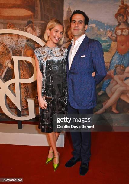 Princess Maria-Olympia of Greece and Denmark and Martin Pacanowski attend The National Portrait Gallery's Portrait Gala on March 19, 2024 in London,...